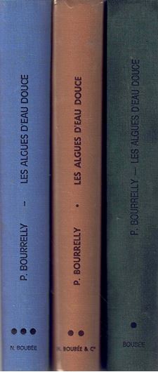Les Algues d'Eau Douce. 3 vols. 1966 - 1970. gr8vo. Toile.