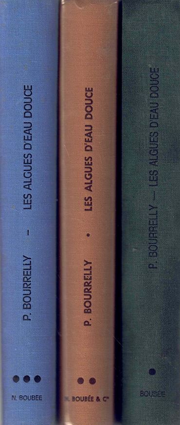 Les Algues d'Eau Douce. 3 vols. 1966 - 1970. gr8vo. Toile.