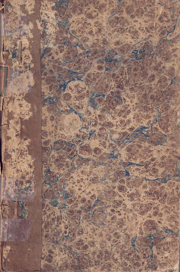 Alghe Italiane e Dalmatiche. 1842 - 1846. 5 plates. 384 p. gr8vo. Halfcloth..