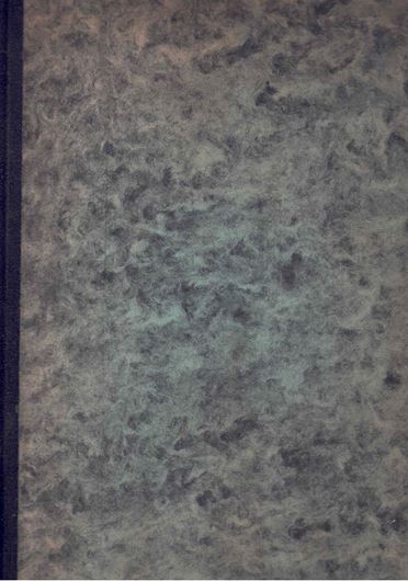 Illustration des Espèces et Formes du Genre ad'Algues Gloiopeltis J. AG- 1871-1872. 21 col. lithogr. plates. XI, 75 p. - (Bound with). Illustration des Algues du Japon. 1872. 1 col. lithogr. plate.19 p.- (Bound with:)  Algues du Japon (suite). 1874.. 22 col. lithogr. plates. 15 p. - (Musée Botanique de Leide, Volume I & 2 1871-1874). Cardboard bound. Large 4to.