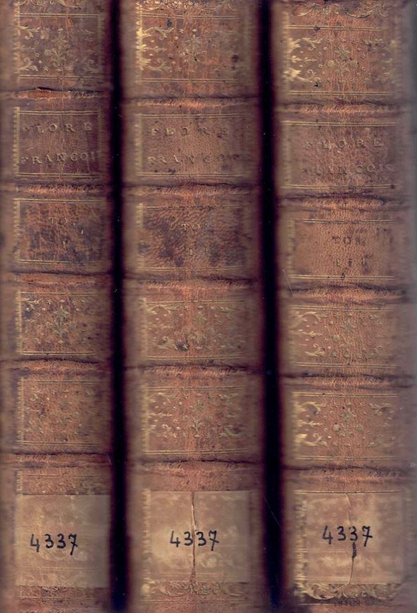 Phycologia Britannica: or, A History of British Sea-Weeds Containing Coloured Figures and Specific Characters, Synonyms and Descriptions of All the of Algae Inhabiting the Shores of the British Islands. 3 volumes. 1846-1851. 360 coloured lithographed plates.  XLV p. gr8vo.