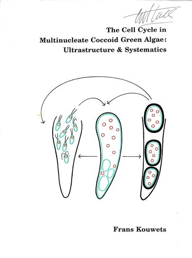 The Cell Cycle in Multi- nucleate Coccoid Green Algae: Ultrastructure and Systematics. 1994. (Dissertation). illus. 161 p. 4to. Paper bd.