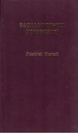 Bacillariophyta (Diatomeae). 1930.  Reprint 2002. (Die Süßwasserflora Mitteleuropas, Band 10, 2. rev. Aufl.). 875 figs. VIII, 466 p. gr8vo. Bound.