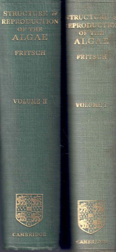 The structure and reproduction of the Algae. 2 vols. 1948-1952. 581 figs. 2 maps. 1732 p. gr8vo. Hardcover.