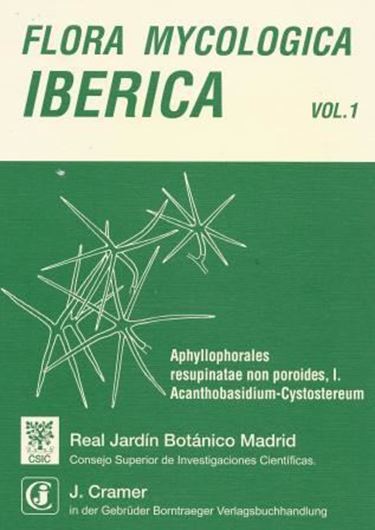 Volume 01: Telleria M.Teresa and Ireneia Melo: Aphyllophorales resupinatae non poroides, I: Acanthobasidium - Cysto- setreum.1995.68 figs.(line-drawings). 222 p.4to. Ringbinder.-Bilingual (Spanish/English).