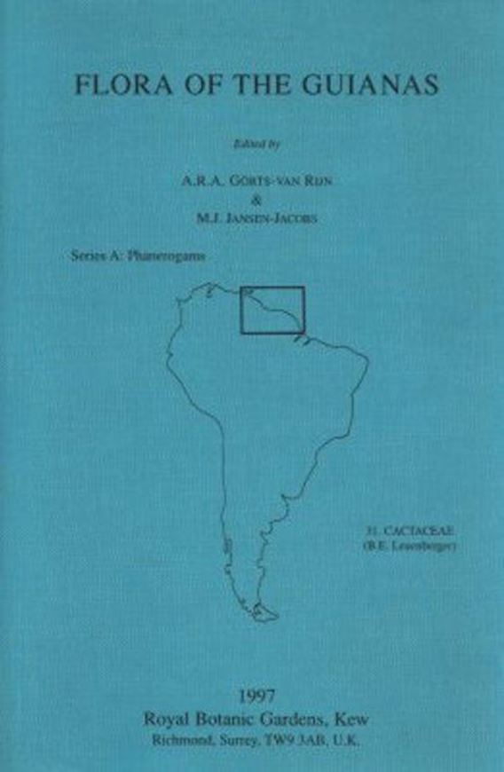 Series A: Phanerogams. Fascicle 018: Cactaceae. 1997. 16 figs. 63 p. gr8vo.