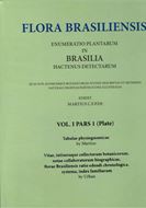 Ed. by C.F.P. von Martius, A.G.Eichler & I.Urban: Volume 01:01: Tabulae physiognomicae by Martius; Vitae, itineraque collectorum botanicorum, notae collaboratorum biographicae, florae Brasiliensis ratio edendi chronologica, systema, index familiarum by Urban. 1840-1906. (Reprint 2020). 59 plates. 2 maps. CX, 268 p. Paper bd.
