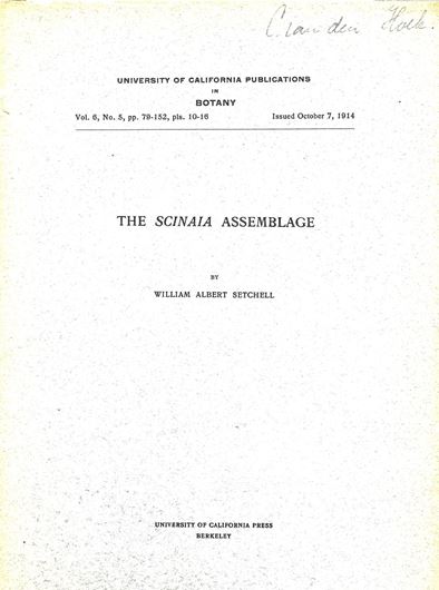 A collection of 3 monographs on algae as given below. Paper bd.