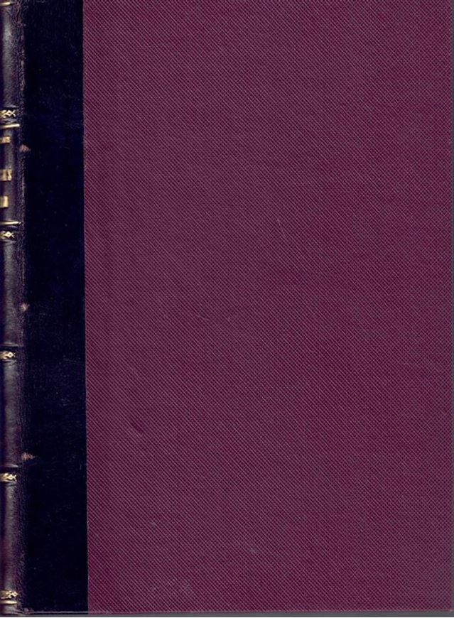 Observaciones Geobotanicas en Colombia. 1934. (Trabajos Mus. Nac. Cienc. Naturales, Madrid, Ser. Botanica,27). 32 photographic plates. many folding tabels. 144 p. gr8vo. Halfleather.