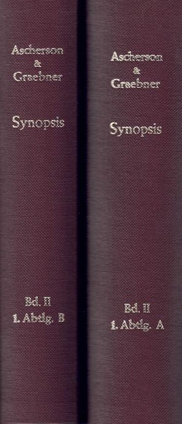 Synopsis der mitteleuropäischen Flora. Band 2,Abtheilung 1. Embryophyta Siphonogama (Angiospermae: Monocotyledones (Glumiflorae 1. Gramina). 1898 - 1902.  795 p. gr8vo. Cloth.
