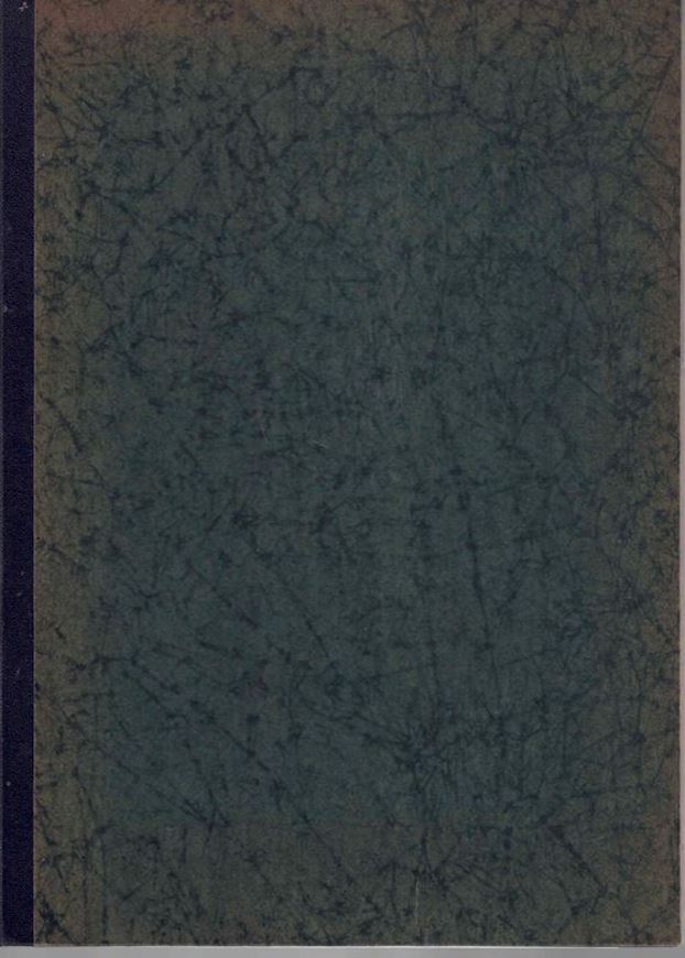 Übersicht der Felsenvegetation in der pannonischen Florenprovinz und dem nordwestlich angrenzenden Gebiete. 1936. (Annales Musei Nationalis Hungarici, XXX). 38 S. - (Gebunden mit:)  Felsenvegetationsstudien in Siebenbürgen und im Banat. 1939. ( Annales Muesei Nationalis Hungarici XXXII, Pars Botanica).10 Fig. 8 Tab. 2 Tafeln. 83 S. gr8vo. Hardcover.