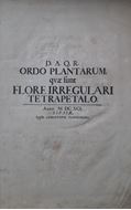 D.A.Q.R. Ordo plantarum quae sunt flore irregulari tetrapetalo. 1691. 119 engraved plates, coloured by hand. (V), 20, (4 (index) p. Folio.-Original vellum binding.