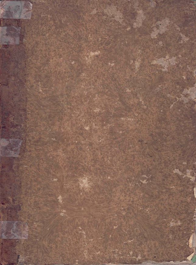 Historia Fucorum. 1768. 35 copper engraved plates (no.1a,1b, 2a,2b, 3-33). XX, 239 p. 4to. Cardboard.