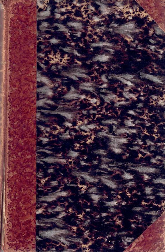 The Norwegian Forms of Lithotamnion. 1895. (Dt kgl. norske Videnskabers Selskabs Skrifter, 1894). 23 plates. 180 p. gr8vo. Halfleather.