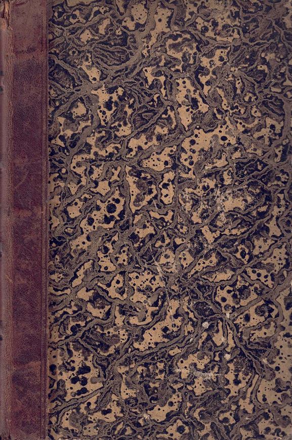 Recherches sur les Zoospores des Algues et les Anthéridies des Cryptogames. 2 parts in 1 volume. 1851.46 pls. 87 p. gr8vo. Halfleather.