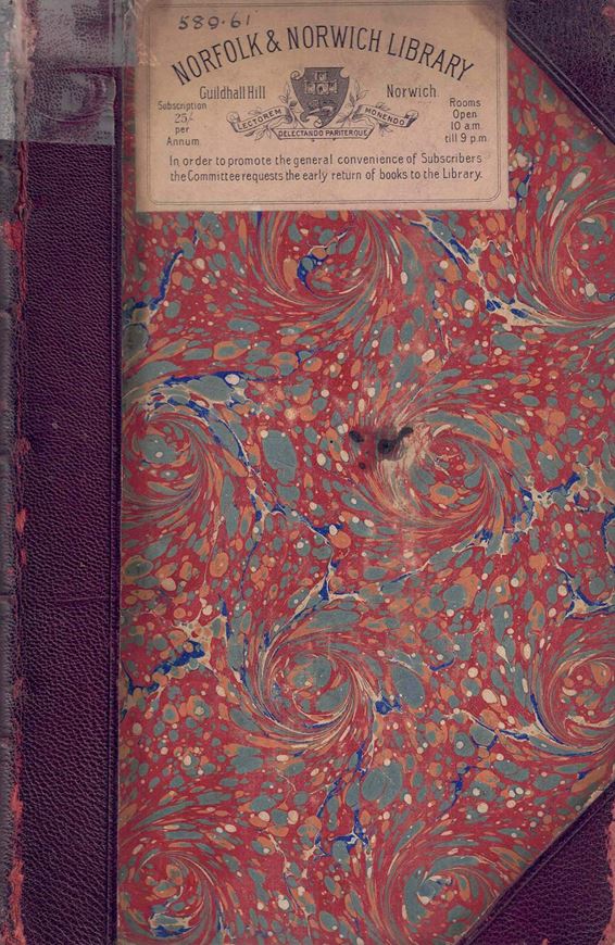 The British Desmidieae. London 1848. 35 coloured plates  IV,XXVI,226 p. Halfleather.