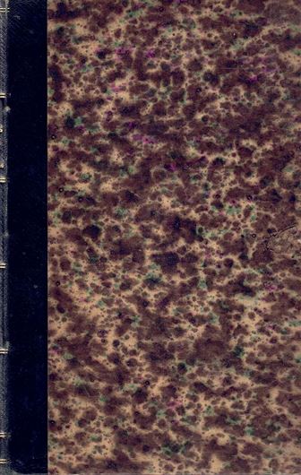 Liste des Algues Marines de Cherbourg. 1863. 6 pls. 168 p. gr8vo. Halfleather.