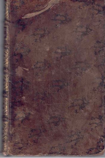Gnera Plantarum eorumque Chracteres Nturales Secundum Numerum, Figuram, Situm, et Proportionem Omnium Fructicationis Partium. Editio Quinta ab Auctore Reformata et Aucta. Holmiae 1754. (Impensis Lurentii Salvii). XXXII, 500, 22(index) p. Leather.