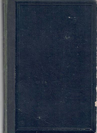 Die Vegetations-Verhältnisse des Bayerischen Waldes nach den Grundsätzen der Pflanzengeographie. 1860.  8 (3 kol.) Falttafeln. XIII, 505 & 5.S. Verbesserungen. gr8vo. Hardcover.