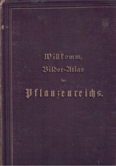 Bilder-Atlas des Pflanzenreichs nach dem natürlichen System. 68 kol. Tafeln. 96 S. Folio Hardcover.