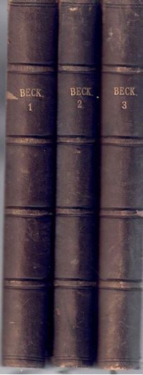 Flora von Nieder - Österreich. Handbuch zur Bestimmung sämmtlicher in diesem Kronlande und der angrenzenden Gebiete wildwachsenden, häufig gebauten und verwildert vorkommenden Samenpflanzen... 2 Hälften in 3 Teilen. 1890 - 1893. VI, 1396 S. gr8vo. Halbleder.