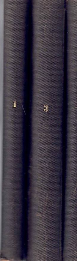 Die Flora von Oberösterreich. Bände 1,3,4. 1870-1885. gr8vo. Halbleinen.