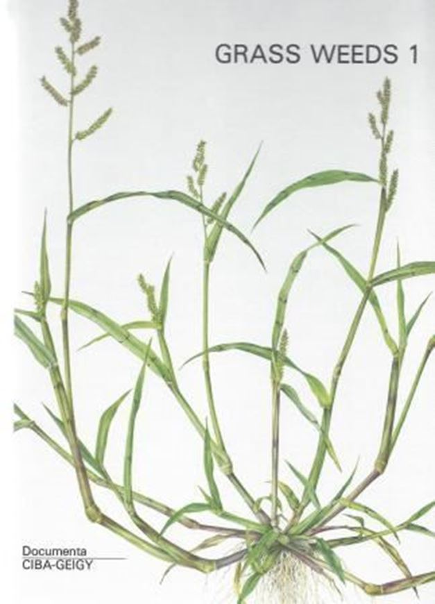 Grass Weeds 1: Panicoideae. 1980. 24 Farbtafeln. Viele Strichzeichnungen. XXXVIII, 142 S. 4to. Hardcover. Viersprachig (Deutsch, Englisch, Französisch, Spanisch).