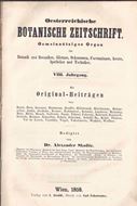 Gemeinnütziges Organ für Botanik und Botaniker, Gärtner, Oekonomen, Forstmänner, Aerzte, Apotheker nd Techniker. Jahrgang VIII. 1858. 2 Tafeln. 4234 S. gr8vo. Halbleinen.