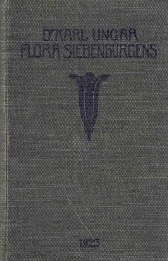 Die Flora Siebenbürgens. Ein Exkursions- und Bestimmungsbuch. 1925. XVI, 535 S. 8vo. Leinen.