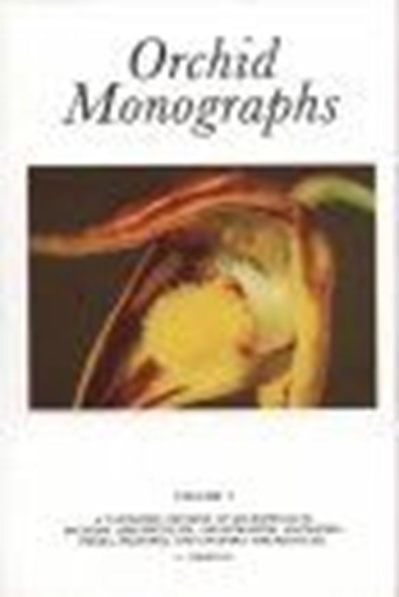Volume 07: Vermeulen, J. J.: A taxonomic revision of Bulbophyllum, sections Adelopetalum, Lepanthanthe, Macrouris, Pelma, Peltopus, and Uncifera (Orchidaceae). 1993. 6 col. pls. 324 p. gr8vo. Paper bd
