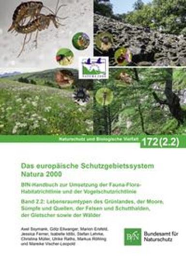 Band 2.2 Lebensraumtypen. 2023. (Naturschutz und Biologische Vielfalt, Heft 172; Band 2,Teil 2). 898 S.