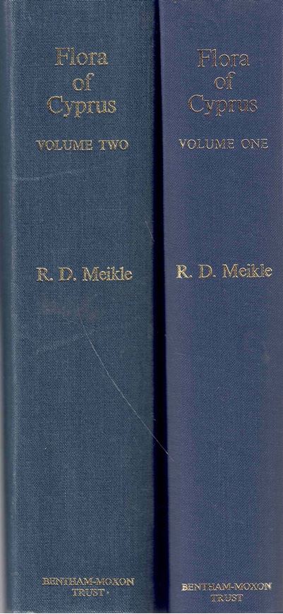 Flora of Cyprus. 2 vols. 1977 - 1985. illus. XII, 1969 p. gr8vo. Hardcover.