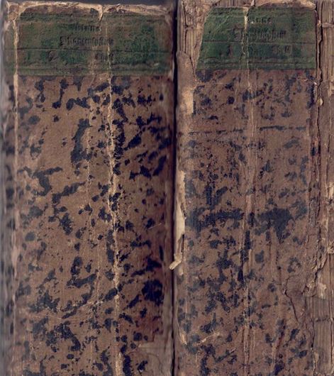 Des Ritters Carl von Linné Pflanzensystem nach seinen Klassen, Ordnungen, Gattungen und Arten mit den Erkennungs- und Unterscheidungszeichen, Vierzehnte nach der vorhergehenden viel vermehrte und verbesserte Auflage von Johann Andreas Murry. Aus dem Lateinischen mit einigen Zusätzen. 2 Abt. Wien 1786. (Johann Paul Krausische Buchh.). XVI,,XVI, XLIII, 30 p(index). 1969 p.- Original cardboard.