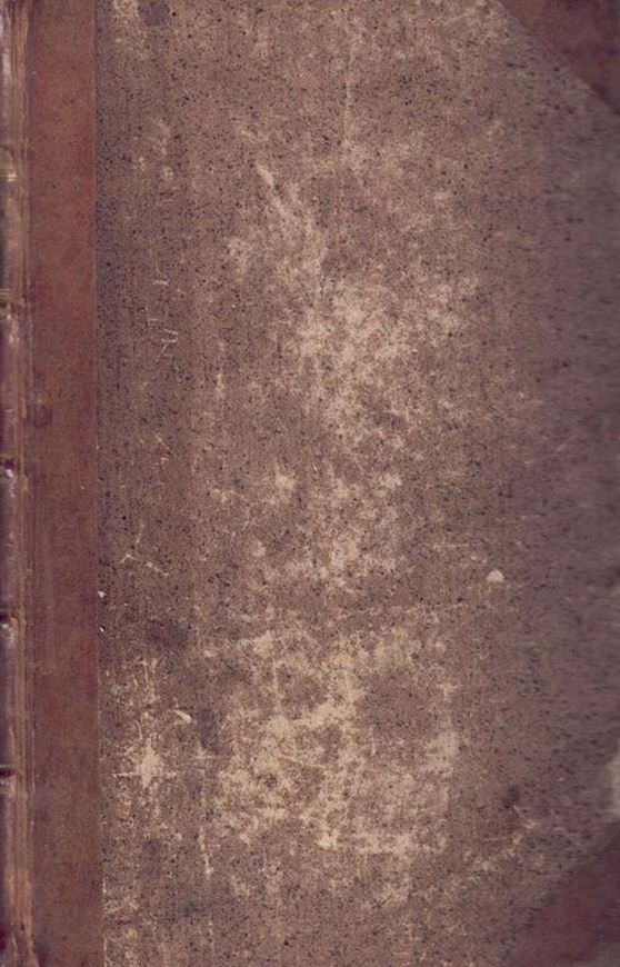 Caroli a Linné Equitis Systema Vegetabilium Secundum Classes Ordines Genera Species cum Characteribus et Differentiis. Editio Decimum Quarta Praecedente Longe Auctior et Correctior Curante Io. Andrea Murry. Gottingae 1784. (Typis et Impensis Jo. Chrsit. Dieterich). XX, 987 p. & Index Generum, 15 p. Halfleather,