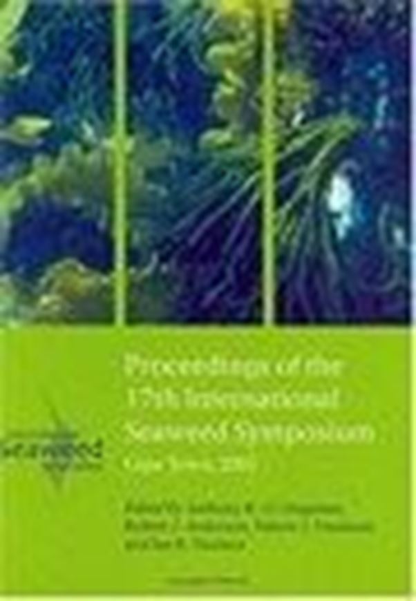 Proceedings of the 17th International Seaweed Symposium, Cape Town, 28 January - 2 February 2001. Publ. 2003. illus. XLIII, 462 p. 4to. Hardcover.