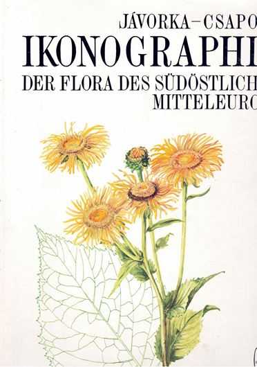 Iconographia florae partis austro - orientalis Europae centralis. 1979. 40 Farbtafeln. 575 schwarz / weiß Tafeln (= Strichzeichnungen). 703 & 79 S. 4to. Leinen. - In Deutsch.