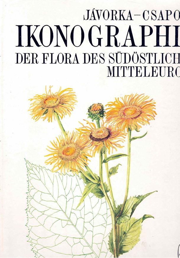 Iconographia florae partis austro - orientalis Europae centralis. 1979. 40 Farbtafeln. 575 schwarz / weiß Tafeln (= Strichzeichnungen). 703 & 79 S. 4to. Leinen. - In Deutsch.