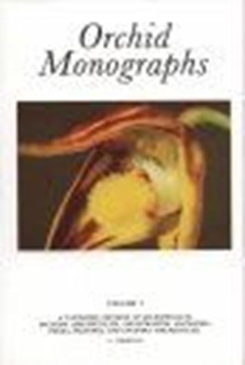 Volume 07: Vermeulen, J. J.: A taxonomic revision of Bulbophyllum, sections Adelopetalum, Lepanthanthe, Macrouris, Pelma, Peltopus, and Uncifera (Orchidaceae). 1993. 6 col. pls. 324 p. gr8vo. Paper bd