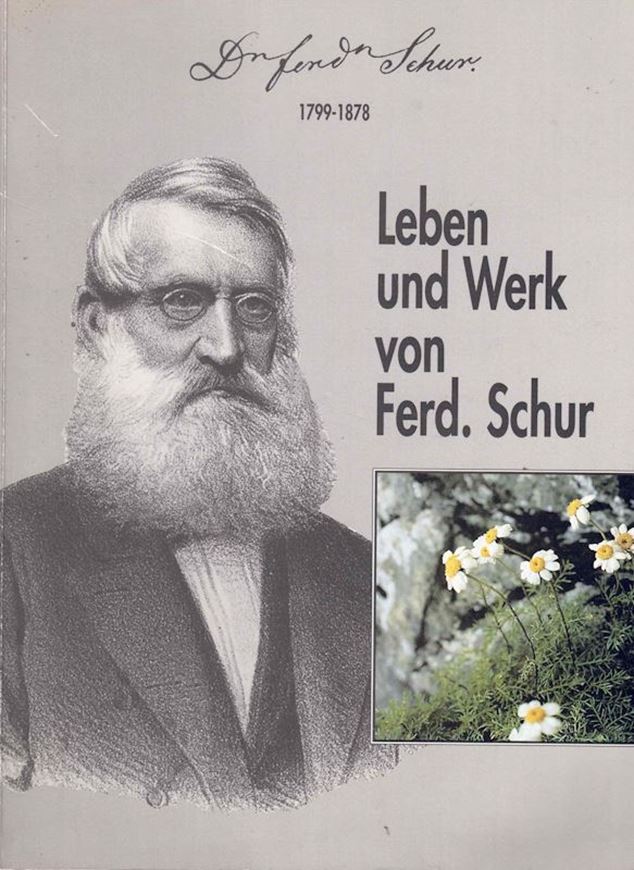 Leben und Werk von Ferdinand Schur.1994. (Stapfia,Bd.33 & Kataloge des OÖ Landesmuseums,NF 75).Illustr. 334 S.4to.Broschiert.