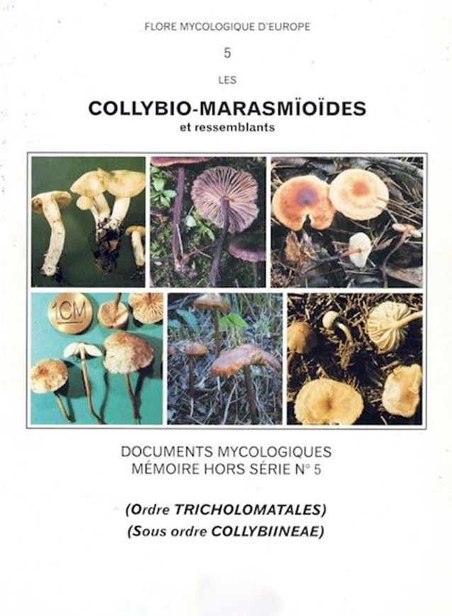 Volume 005: Bon, M.:Collybio-Marasmiodides et ressemblants. 1999. 5 col. pls. 161 p. gr8vo. Broché.