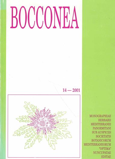 Checklist of the lichens and lichenicolous fungi of the Iberian Peninsula and Balearic Islands. 2001. (Bocconea, 14). 581 p. gr8vo. Paper bd.