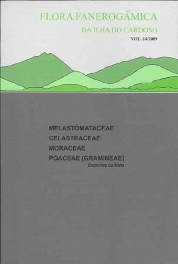 Volume 14. 2009. 118 p. gr8vo. Paper bd.- In Portuguese, with Latin nomenclature.