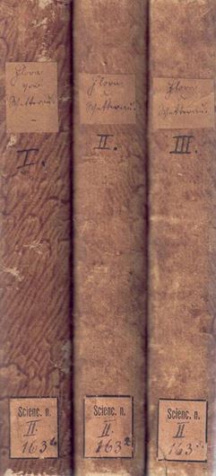 Oekonomisch - technische Flora der Wetterau. 3 Bde.1799 - 1802. 1995 S. Hardcover.