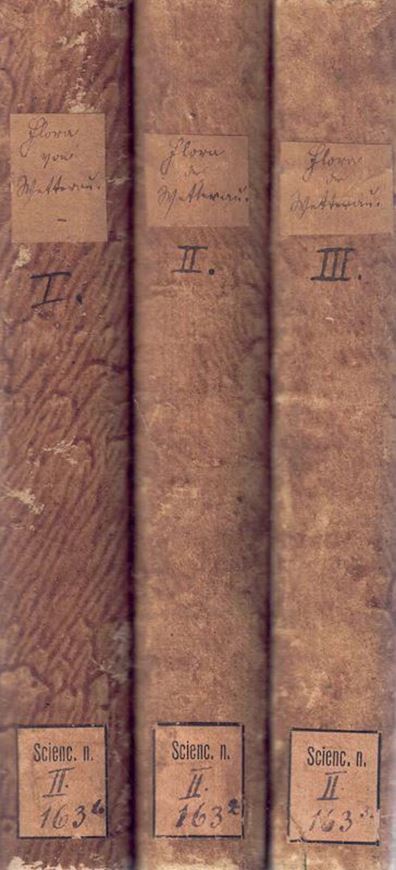 Oekonomisch - technische Flora der Wetterau. 3 Bde.1799 - 1802. 1995 S. Hardcover.