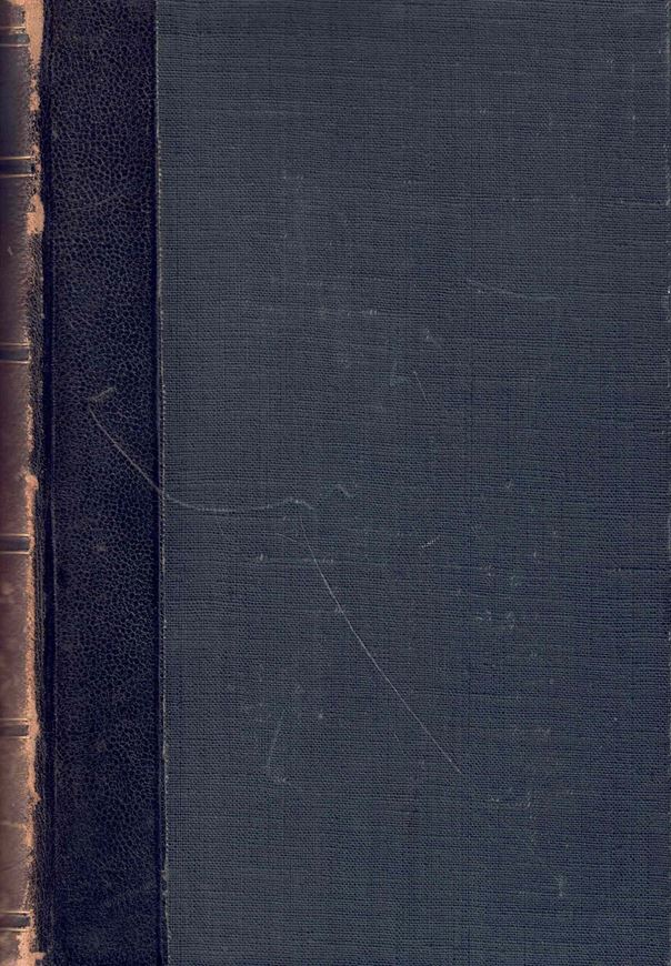 Synopsis der mitteleuropäischen Flora. Bd. 1; 2:1-2; 3; 4;  6:1-2;  1896-1913. gr8vo. Halbleder.