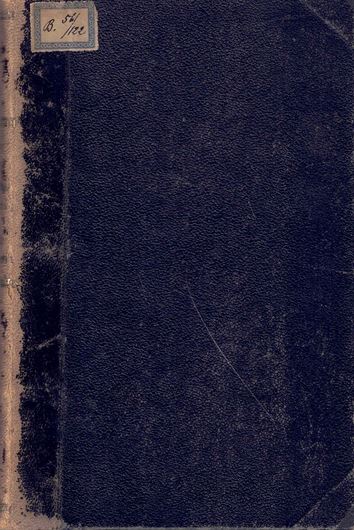Nachträge zur Flora von Nieder- Österreich. 1882. 353 S.Halbleder