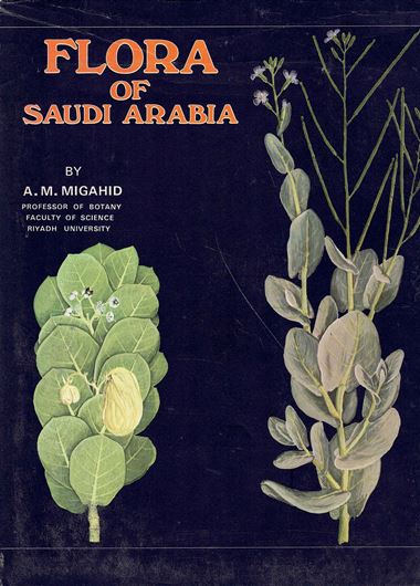 Flora of Saudi Arabia.2nd rev. ed. 2 volumes. 1978. illus. (col. & b/w). 937 p. 4to. Hardcover.