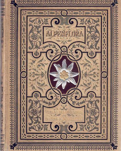 Atlas der Alpenflora. Herausgegeben vom Deutschen und Österreichischen Alpenverein. Nach der Natur gemalt von Anton Hartinger. 5 Bände ( 1 Taxtband, 4 Tafelbände). Wien 1882. 504 Farbtafeln. 250 S. Hardcover.