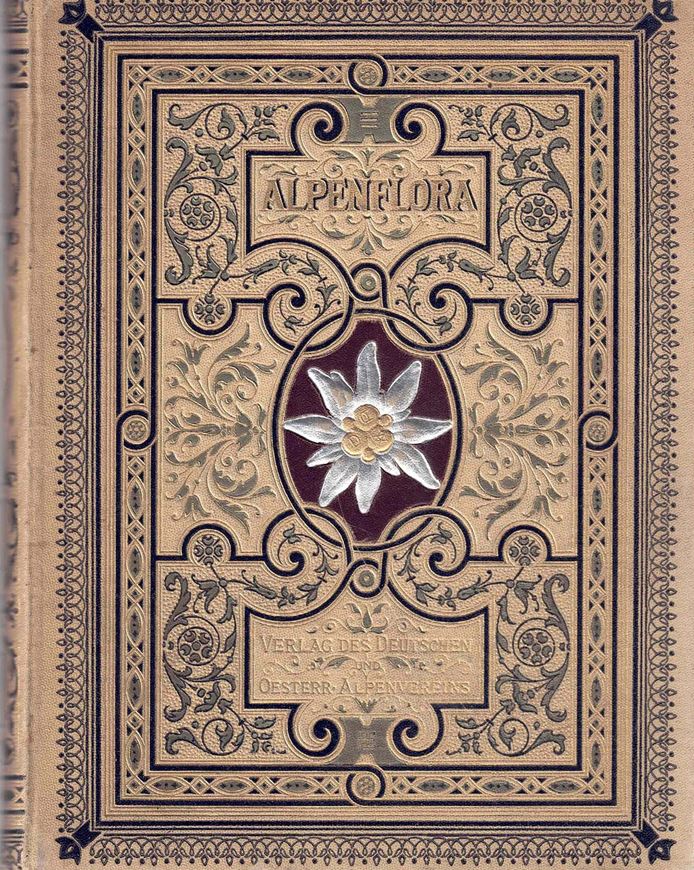 Atlas der Alpenflora. Herausgegeben vom Deutschen und Österreichischen Alpenverein. Nach der Natur gemalt von Anton Hartinger. 5 Bände ( 1 Taxtband, 4 Tafelbände). Wien 1882. 504 Farbtafeln. 250 S. Hardcover.