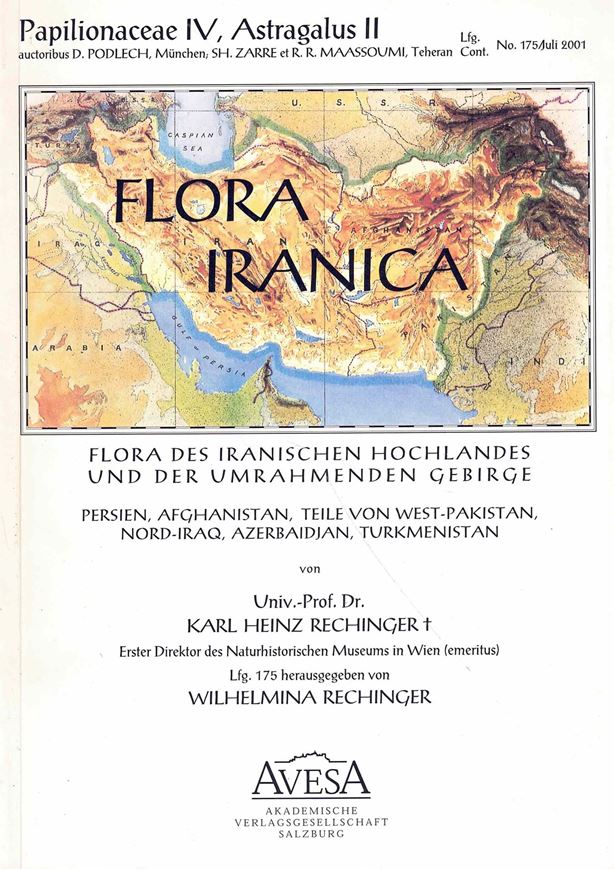 Flora Iranica.Lfg.175,Teil 2: Astralagus (Papilionaceae). Teil 2. 2001. 135 Tafeln. 200 S. gr8vo. Broschiert.